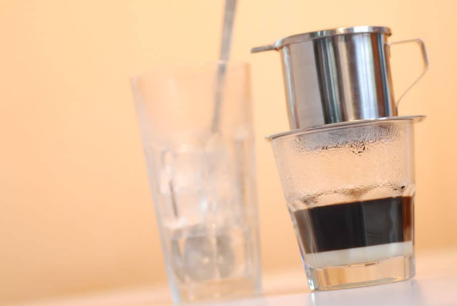 Ingredients for Vietnamese Iced Coffee