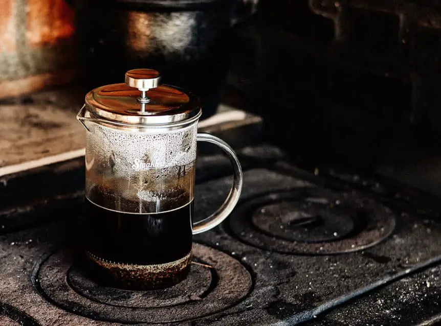Making Coffee with a French Press