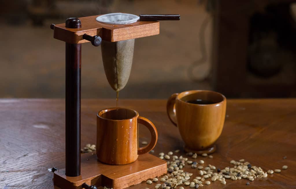 Drip Coffee Maker with a Toucan from Costa Rica, 'Toucan Make Coffee