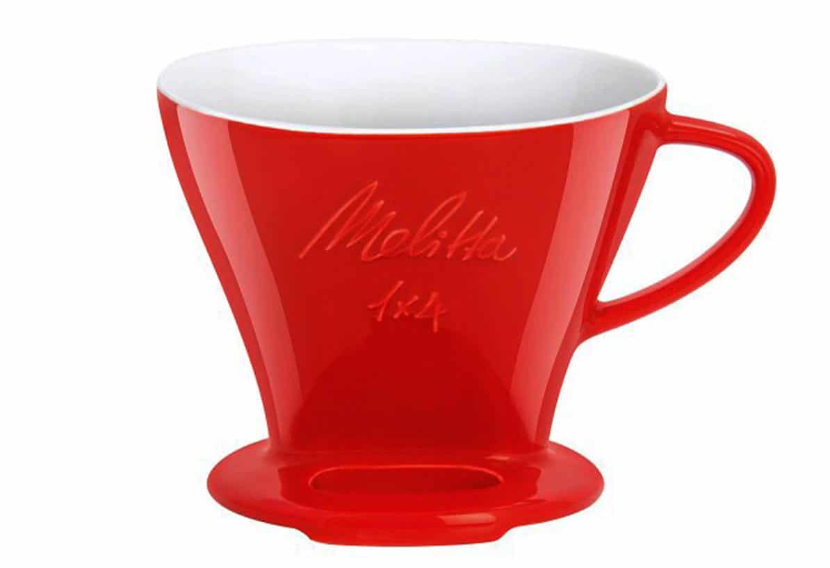 Melitta cone pour-over coffee brewer